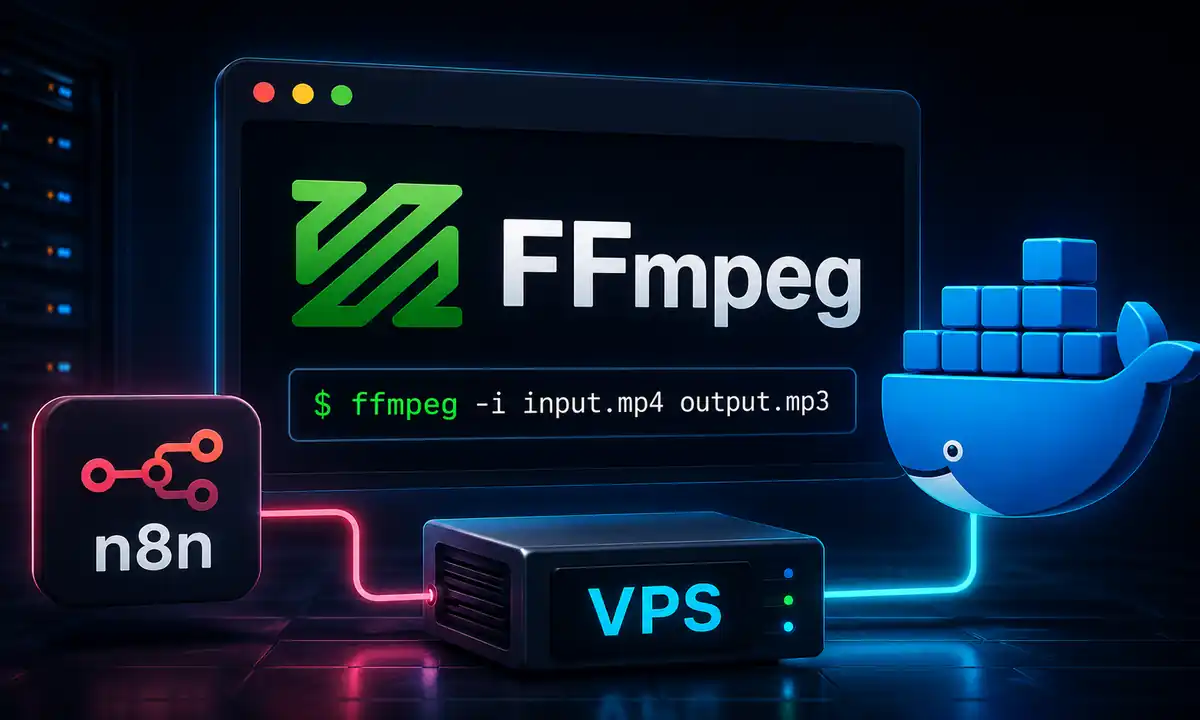 Hướng dẫn cài FFmeg lên VPS N8N Tino tự động