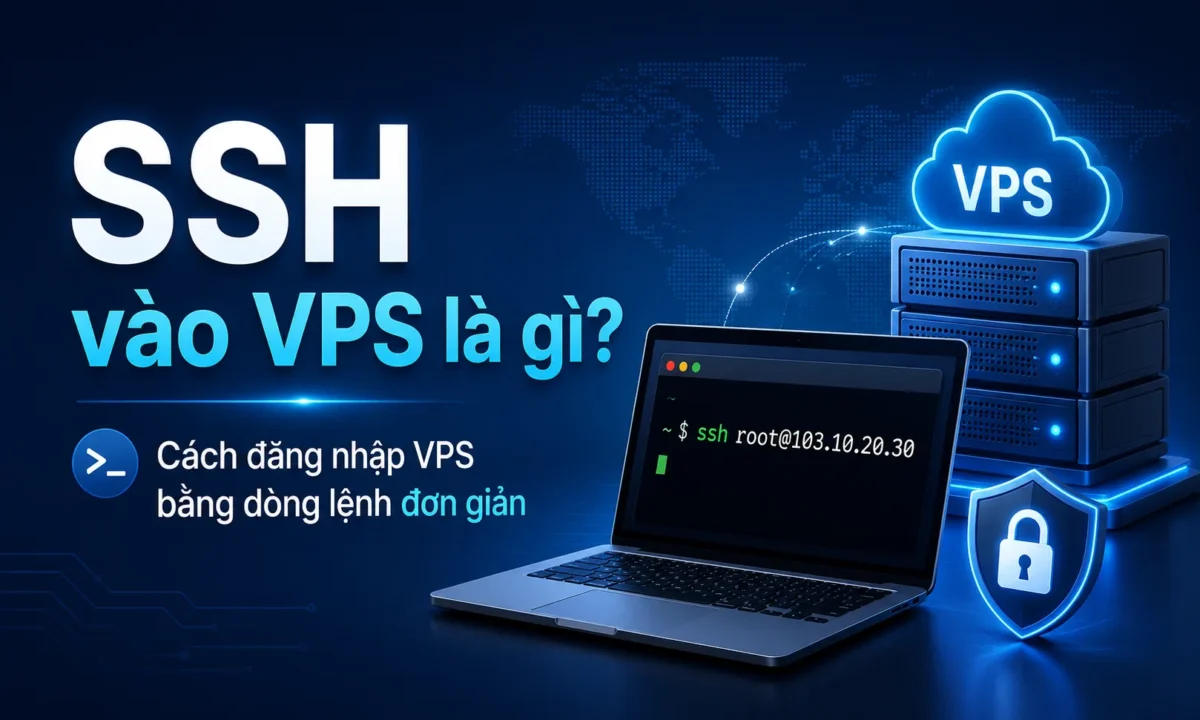 SSH vào VPS là gì? Cách đăng nhập VPS bằng dòng lệnh đơn giản